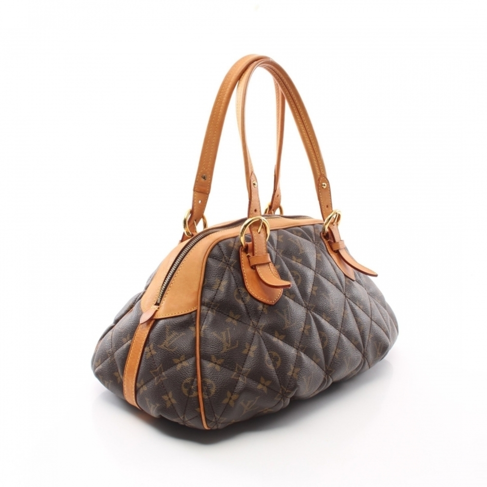 Louis Vuitton Bowling Monogram Etoile Handbag Brown